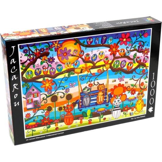 Jacarou Puzzle Ein miausisches Konzert mit 1000 Teilen