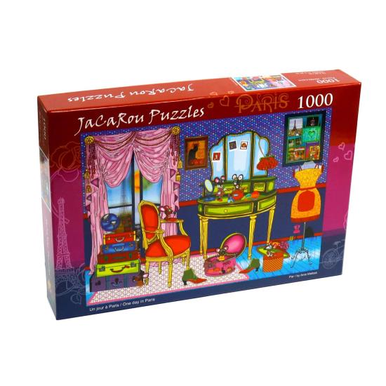 Jacarou Puzzle Ein Tag in Paris 1000 Teile