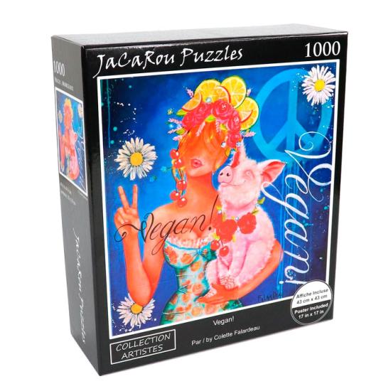 Puzzle Jacarou Vegan 1000 Teile Puzzle Jacarou Vegan 1000 Teile