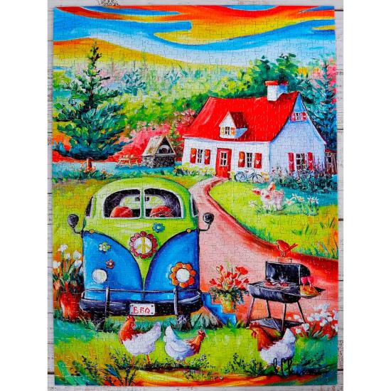 Jacarou Summer at Grandma's House Puzzle 1000 Teile Jacarou Summer at Grandma's House Puzzle 1000 Teile