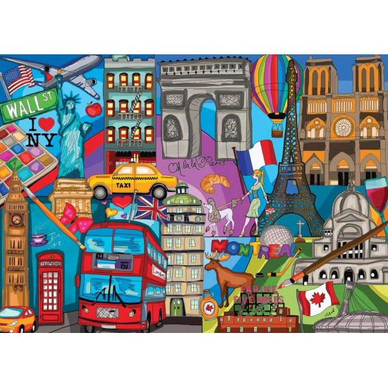 Puzzle Jacarou Ausflüge 1000 Teile