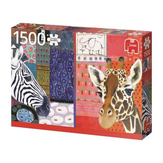 Afrikanische Kunst Jumbo-Puzzle 1500 Teile