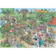 Puzzle Jumbo Vogelbeobachtung im Großen Garten 1000 Teilen