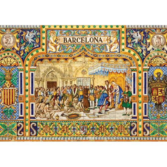 Jumbo-Puzzle Barcelona-Fliesen mit 3000 Teilen