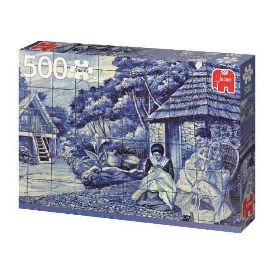 Jumbo-Puzzle Portugiesische Kacheln von Funchal 500 Teile