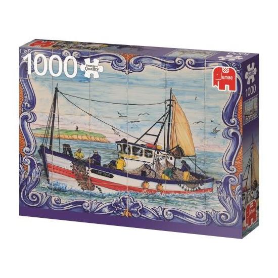 Jumbo-Puzzle Portugiesische Kacheln, Ferragudo 1000 Teile