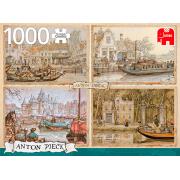 Kanalboote Jumbo-Puzzle 1000 Teile