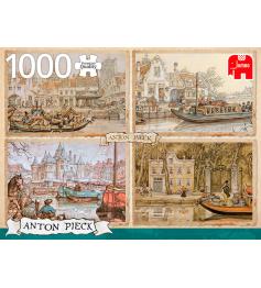 Kanalboote Jumbo-Puzzle 1000 Teile