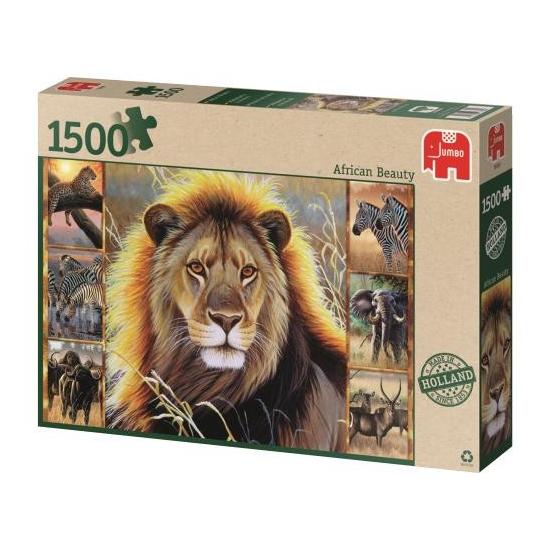 Jumbo-Puzzle Afrikanische Schönheit 1500 Teile