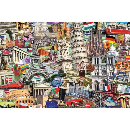 Jumbo-Puzzle „Best of European Cities“ mit 1500 Teilen
