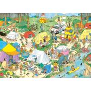 Jumbo-Puzzle Camping im Wald mit 1000 Teilen