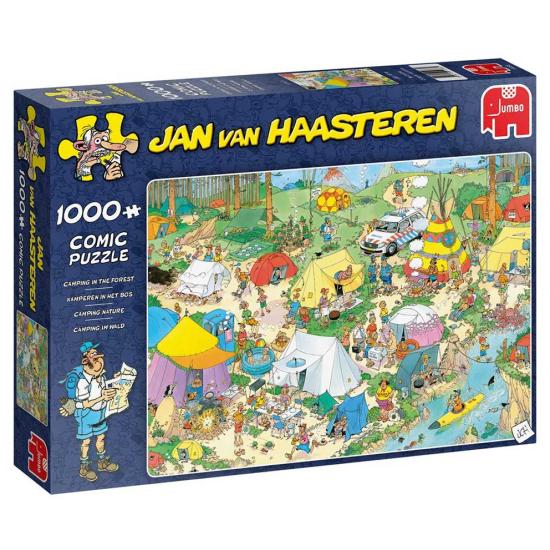 Jumbo-Puzzle Camping im Wald mit 1000 Teilen