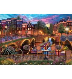 Amsterdamer Kanäle Jumbo-Puzzle 1000 Teile