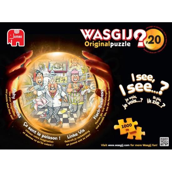 Jumbo-Puzzle Chaos auf dem Fischmarkt 1000 Teile