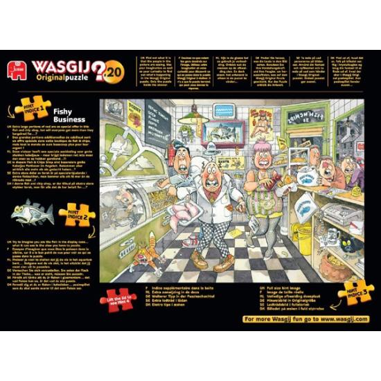 Jumbo-Puzzle Chaos auf dem Fischmarkt 1000 Teile