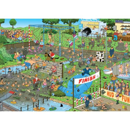 1000-teiliges Mud Race Jumbo-Puzzle