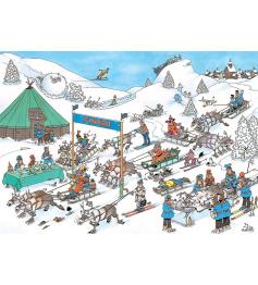 Jumbo-Puzzle Rentierrennen 500 Teile