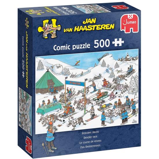Rentierrennen Jumbo-Puzzle 500 Teile