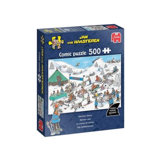 Jumbo-Puzzle Rentierrennen 500 Teile