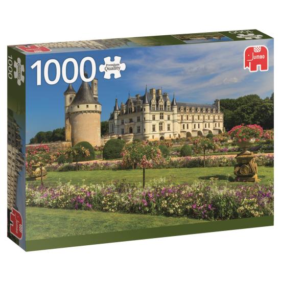 Jumbo-Puzzle Schloss an der Loire 1000 Teile