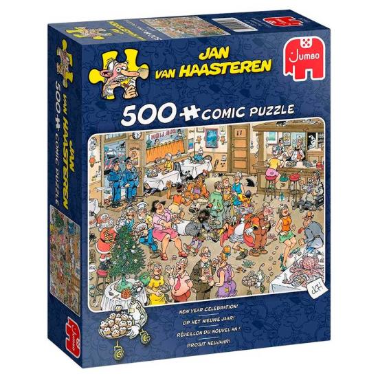 Jumbo-Puzzle Neujahrsfeier 500 Teile