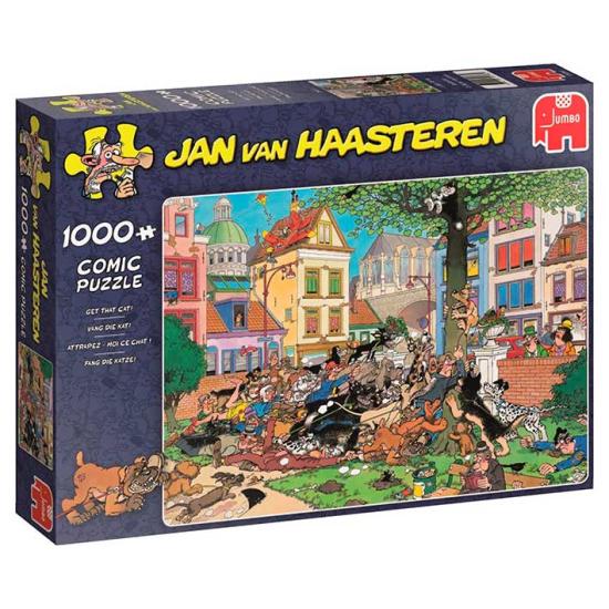 Jumbo-Puzzle Fang die Katze 1000 Teile