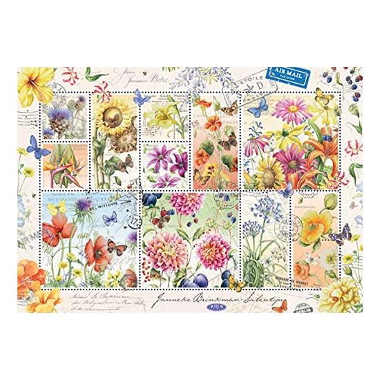 Jumbo-Puzzle Sommerblumen-Stempelsammlung mit 1000 Pi