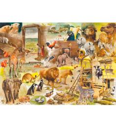 Jumbo-Puzzle Bau der Arche Noah 1000 Teile