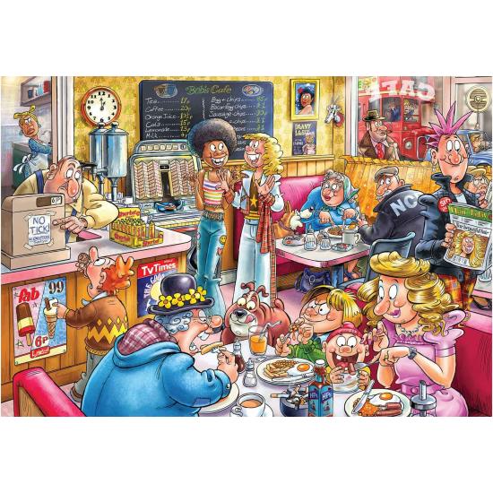 Original Jumbo-Puzzle Vom Kaffee zum Latte mit 1000 Teilen