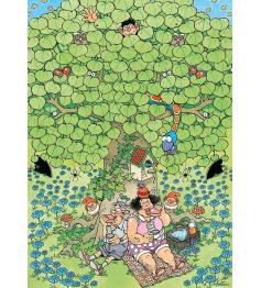 Jumbo-Puzzle Picknick genießen 500 Teile