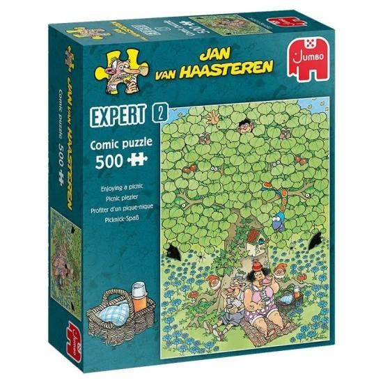 Jumbo-Puzzle Picknick genießen 500 Teile