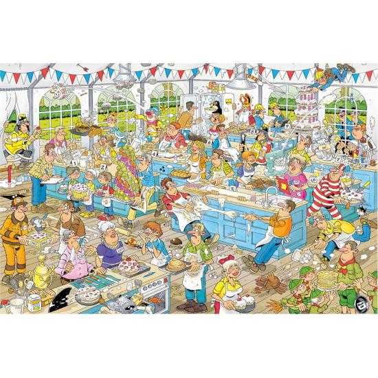Jumbo-Puzzle Bäckerduell mit 1500 Teilen