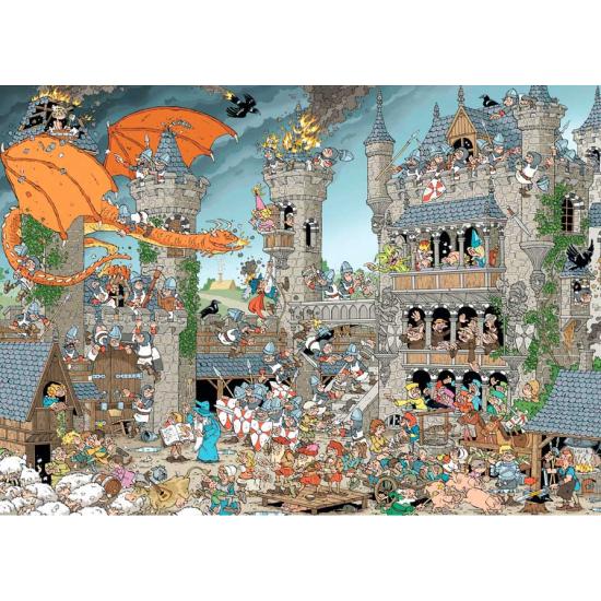 Jumbo-Puzzle Das Schloss aus 1000 Teilen