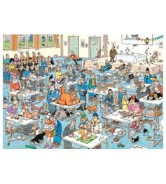 Jumbo-Puzzle Das Katzenspektakel 1000 Teile