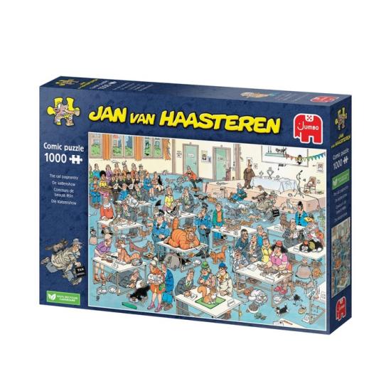 Jumbo-Puzzle Das Katzenspektakel 1000 Teile