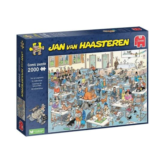 Puzzle Jumbo Das Katzenspektakel mit 2000 Teilen