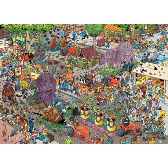 Jumbo-Puzzle Die Blumenparade mit 1000 Teilen Jumbo-Puzzle Die Blumenparade mit 1000 Teilen