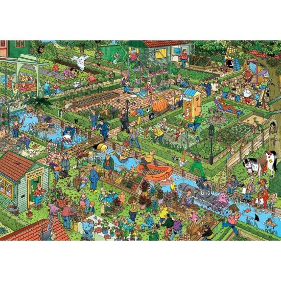 Puzzle Jumbo Der Gemüsegarten mit 1000 Teilen