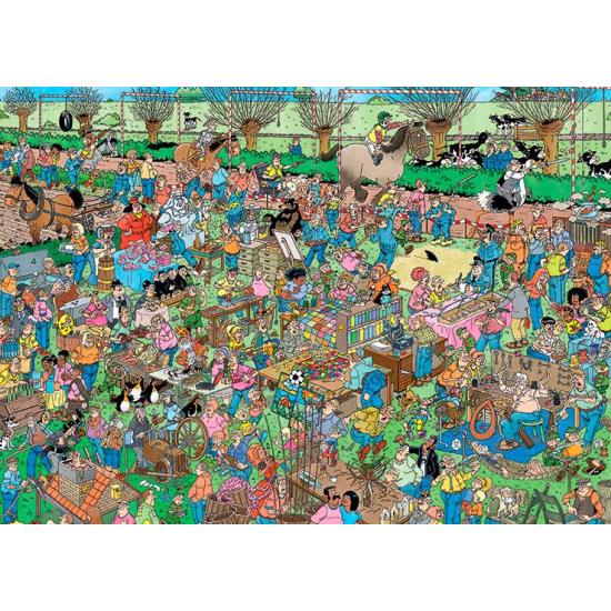 Jumbo-Puzzle Der niederländische Kunsthandwerksmarkt mit 1000 Te