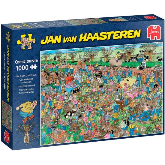 Jumbo-Puzzle Der niederländische Kunsthandwerksmarkt mit 1000 Te