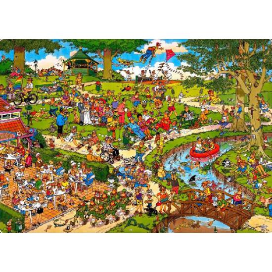 Jumbo-Puzzle Der Park 1000 Teile
