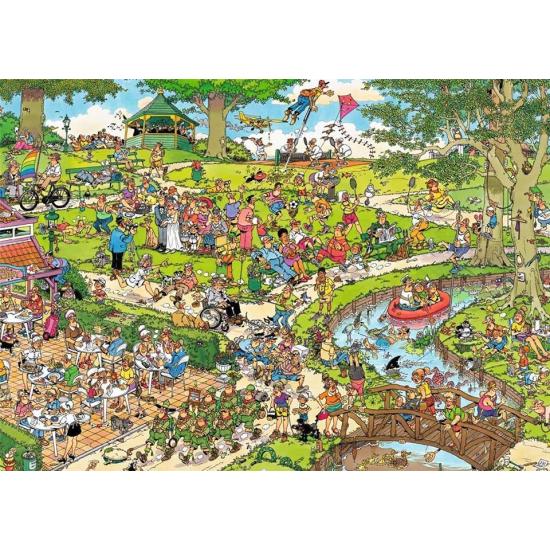 Jumbo-Puzzle „Im Park“ mit 500 Teilen XXL