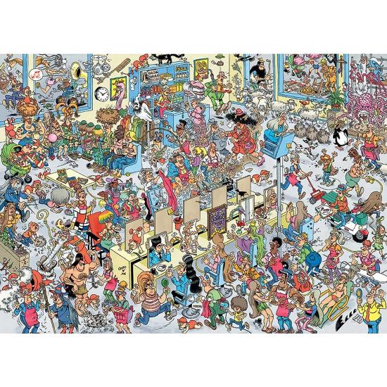 Puzzle Jumbo Beim Friseur mit 1000 Teilen