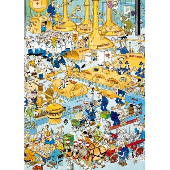 Jumbo-Puzzle Bierfabrik 500 Teile