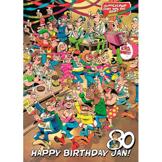 Jumbo-Puzzle „Happy Birthday“, Januar, 1000 Teile