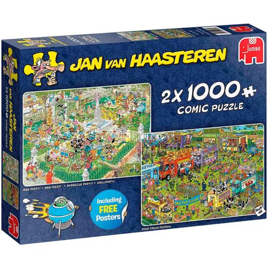 Food Festival Jumbo-Puzzle 2 x 1000 Teile