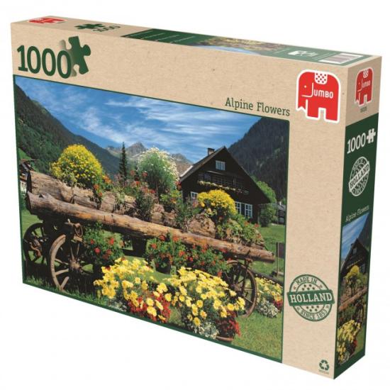 Alpenblumen Jumbo-Puzzle 1000 Teile