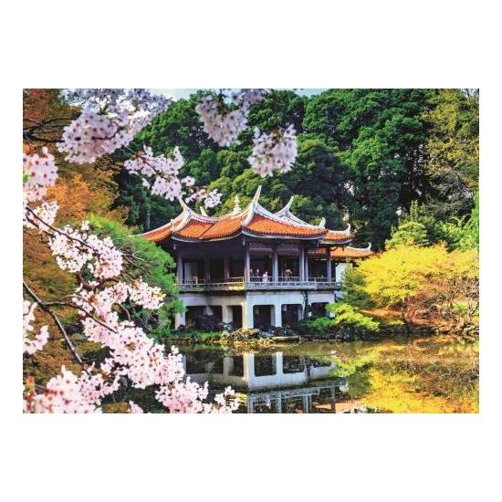 Jumbo-Puzzle Blumen in Japan 1000 Teile