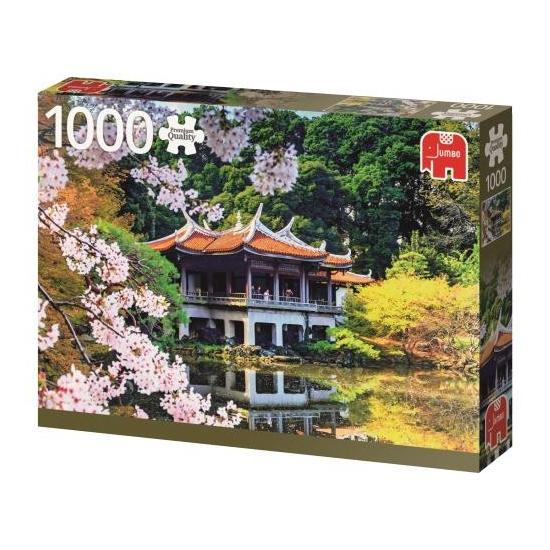 Jumbo-Puzzle Blumen in Japan 1000 Teile