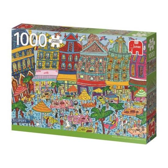 Jumbo-Puzzle Großer Palast von Brüssel 1000 Teile